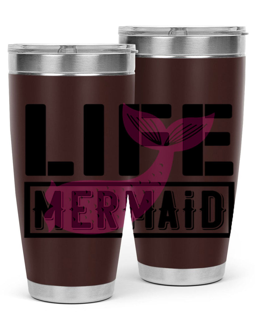 Life mermaid 303#- mermaid- Tumbler