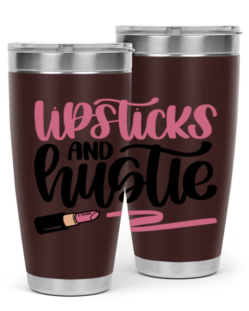 Lipstick And Hustie Style 58#- make up- Tumbler