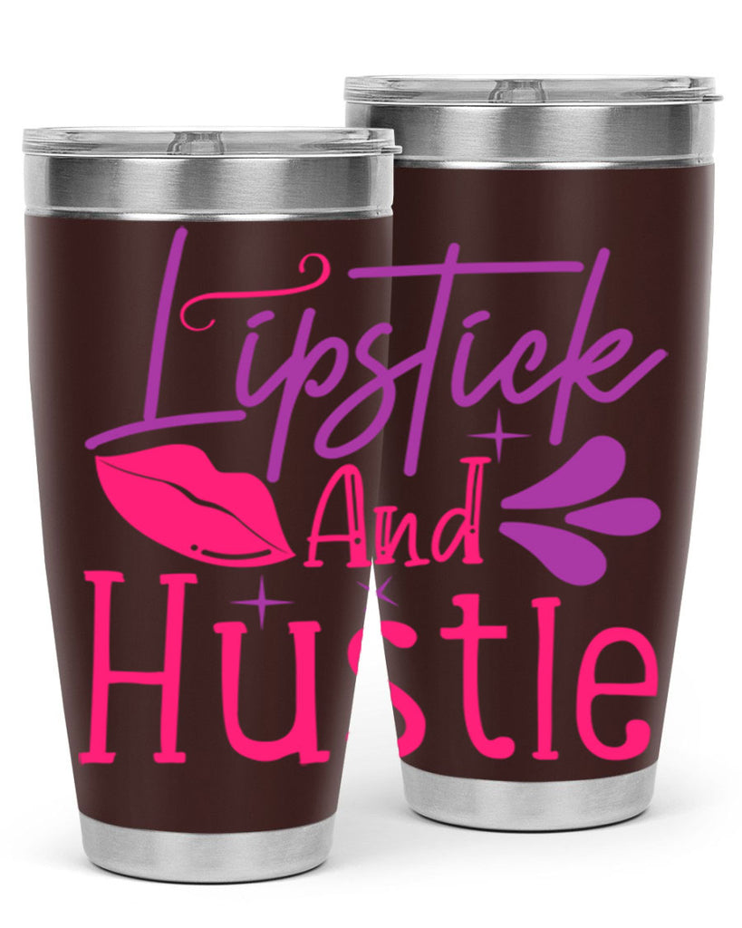 Lipstick And Hustle Style 229#- make up- Tumbler