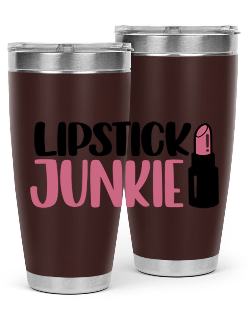 Lipstick Junkie Style 56#- make up- Tumbler