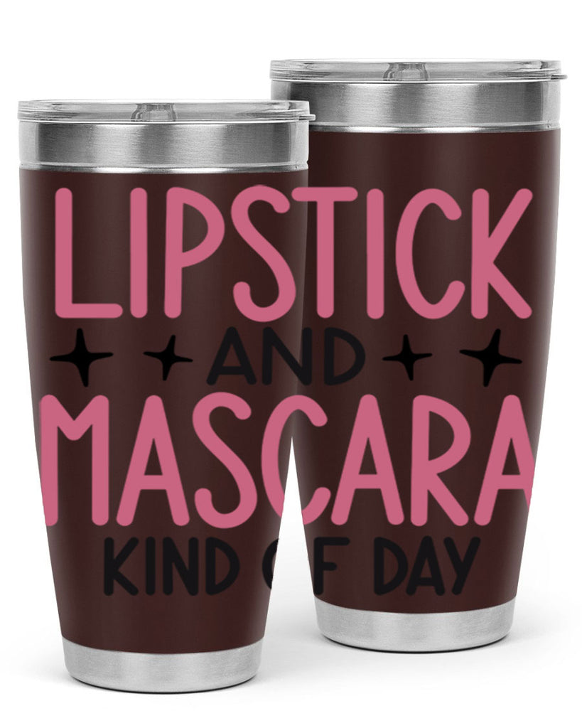 Lipstick and Mascara Kind of Day Style 57#- make up- Tumbler