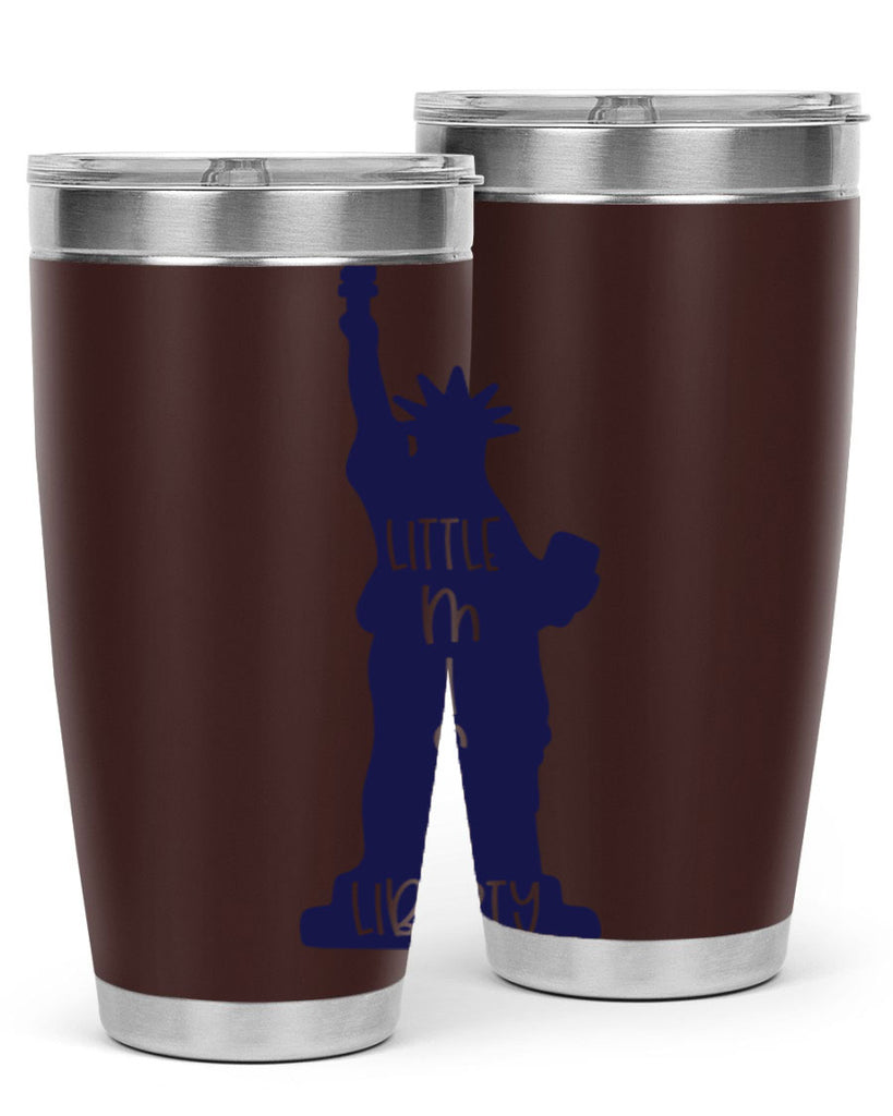 Little Miss Liberty Style 163#- Fourt Of July- Tumbler