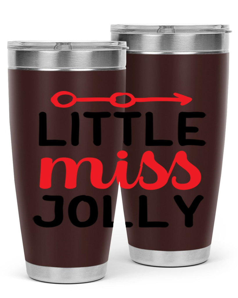 Little miss jolly 306#- winter- Tumbler