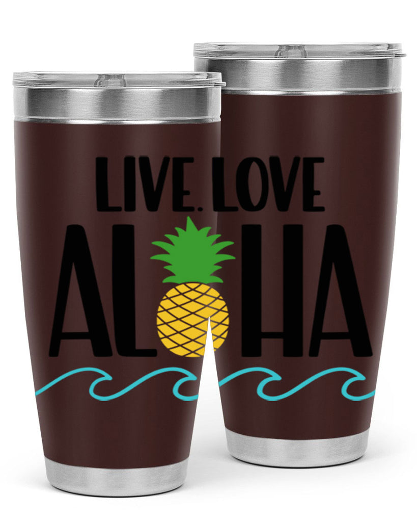 Live Love Aloha Style 30#- summer- Tumbler