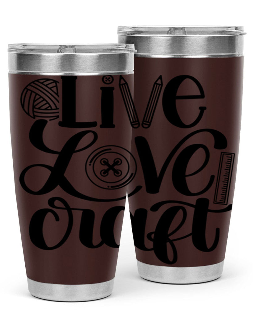 Live Love Craft 14#- crafting- Tumbler