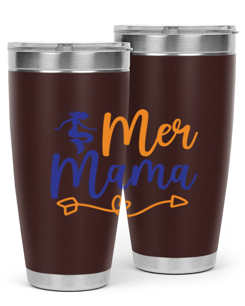 Mer Mama 331#- mermaid- Tumbler
