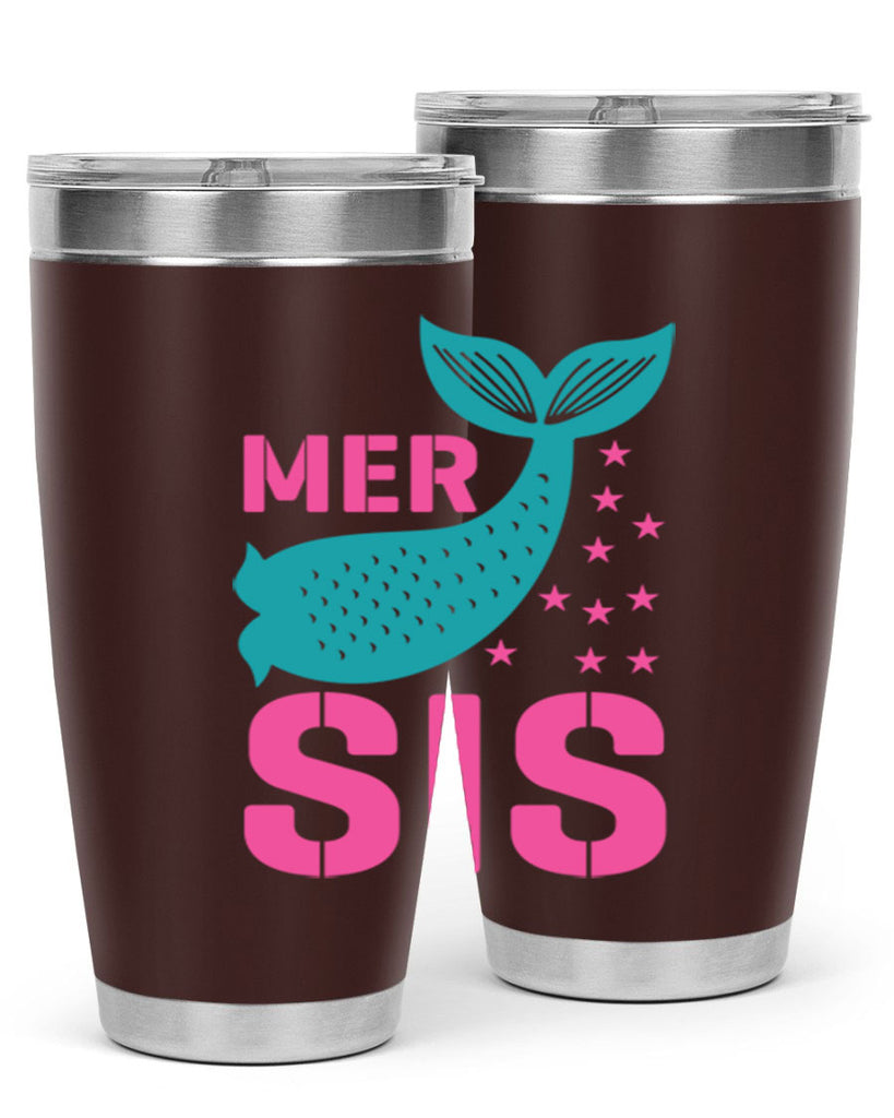 Mer Sis 345#- mermaid- Tumbler