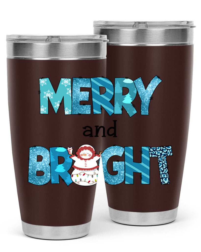 Merry and Bright 321#- winter- Tumbler