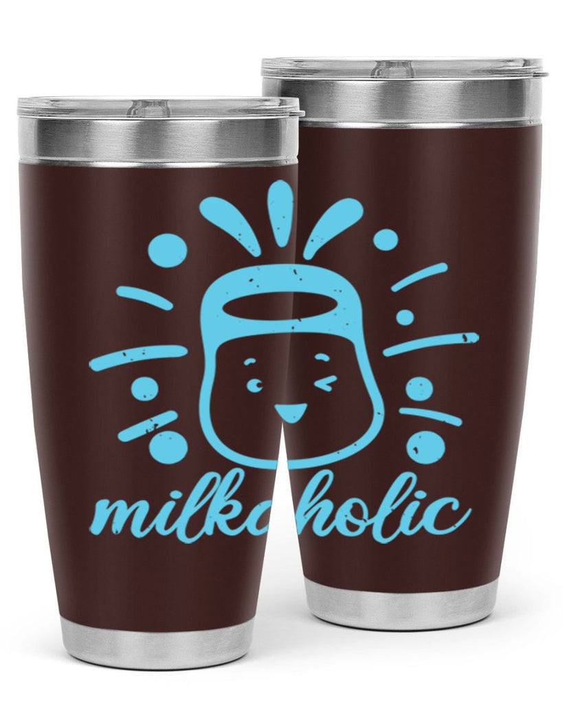 Milkaholic Style 29#- baby shower- tumbler