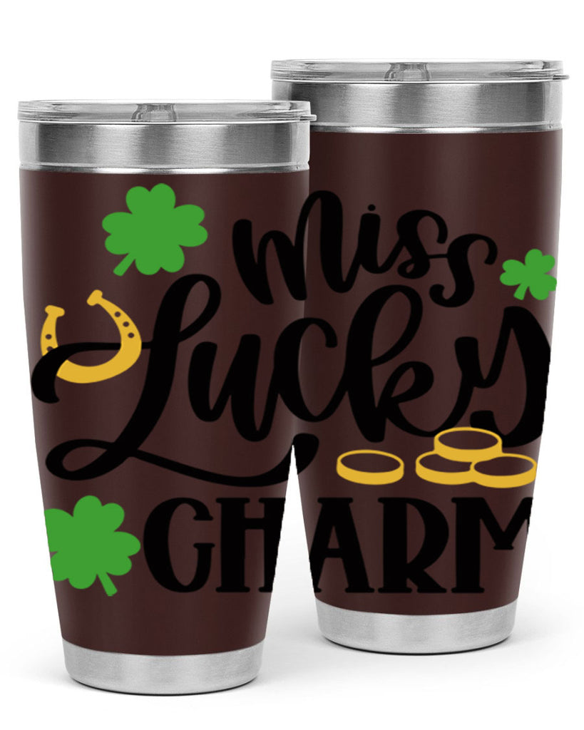 Miss Lucky Charm Style 47#- St Patricks Day- Tumbler