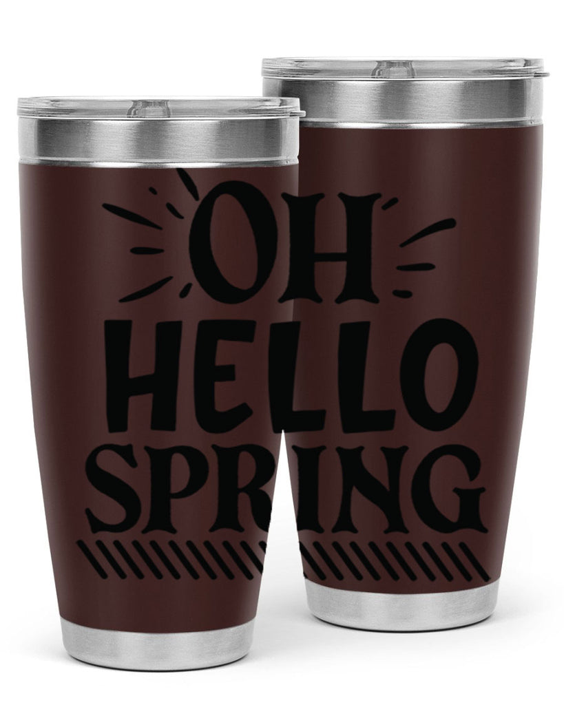 Oh hello spring 7#- spring- Tumbler