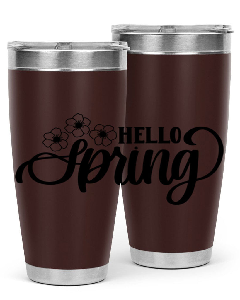 PNG_Hello Spring393#- spring- Tumbler