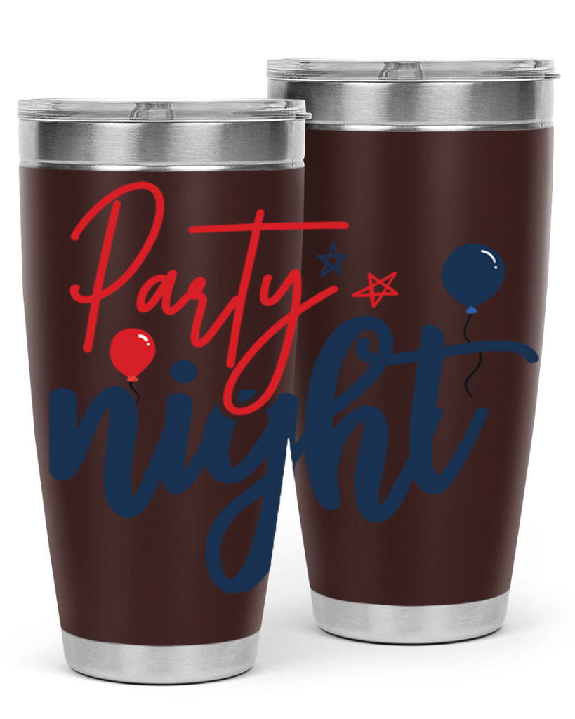 Party Night Style 84#- Fourt Of July- Tumbler