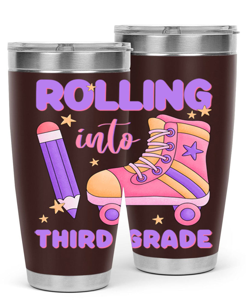 Rolling into 3rd Grade 24#- 3rd grade- Tumbler
