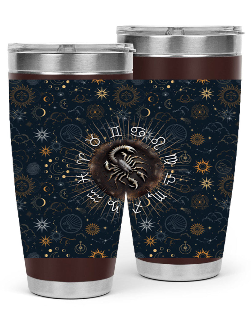 Scorpius Straight 466#- zodiac- Tumbler