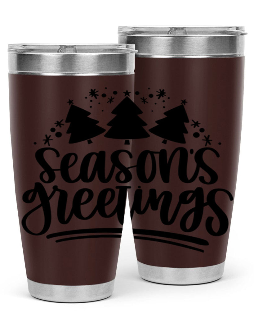 Seasons Greetings345#- winter- Tumbler