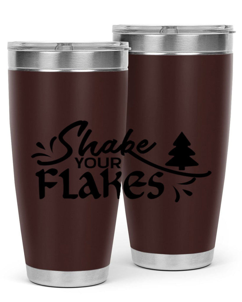 Shake Your Flakes 354#- winter- Tumbler