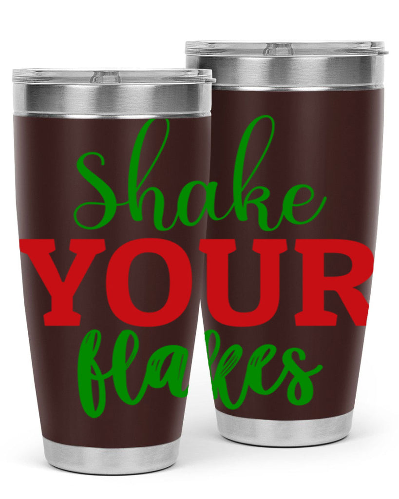 Shake Your Flakes 355#- winter- Tumbler