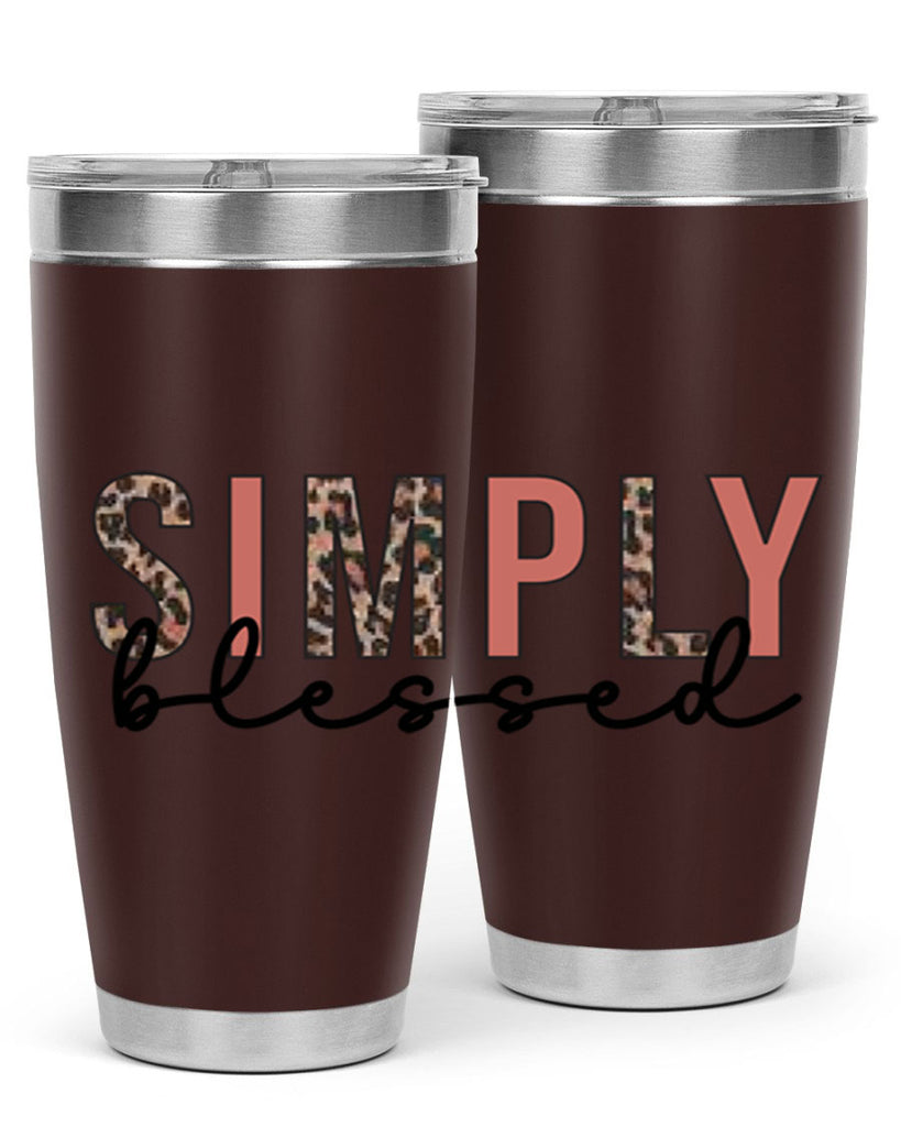 Simply blessed 575#- fall- Tumbler