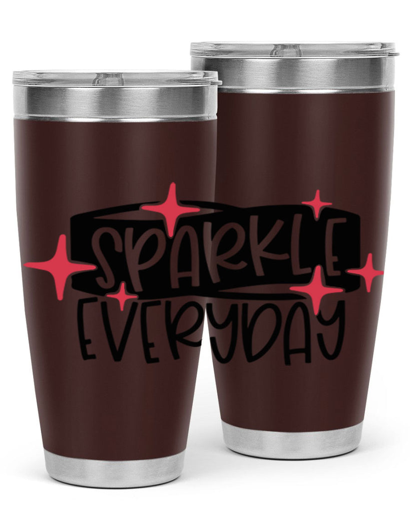 Sparkle Everyday Style 20#- make up- Tumbler