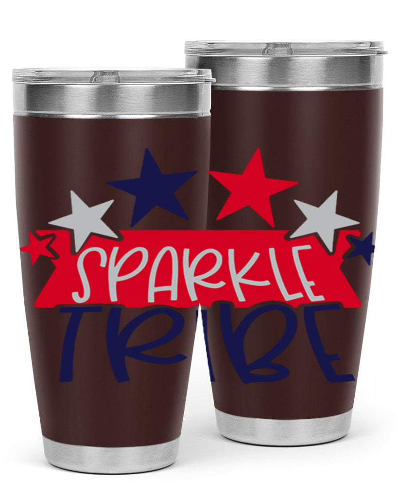 Sparkle Tribe Style 172#- Fourt Of July- Tumbler