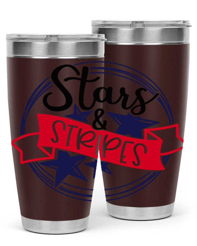 Stars StripeS Style 174#- Fourt Of July- Tumbler