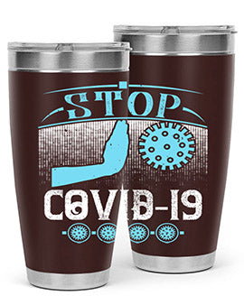 Stop covid Style 22#- corona virus- Tumbler