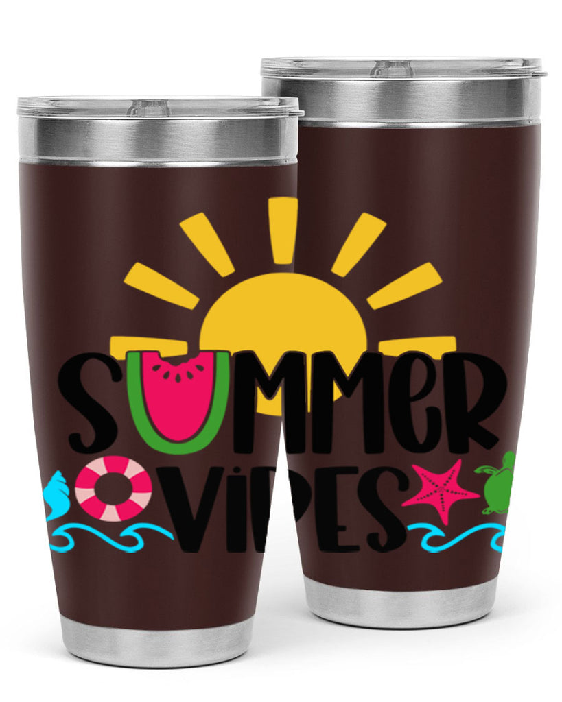 Summer Vibes Style 19#- summer- Tumbler