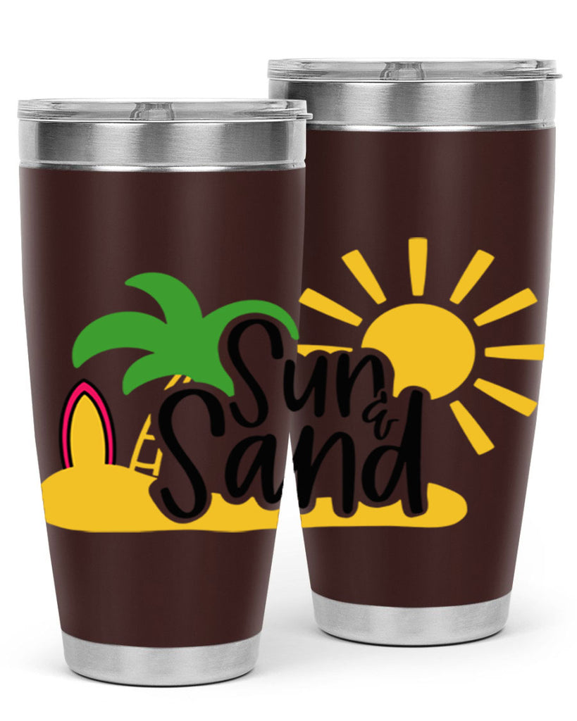 Sun Sand Style 17#- summer- Tumbler