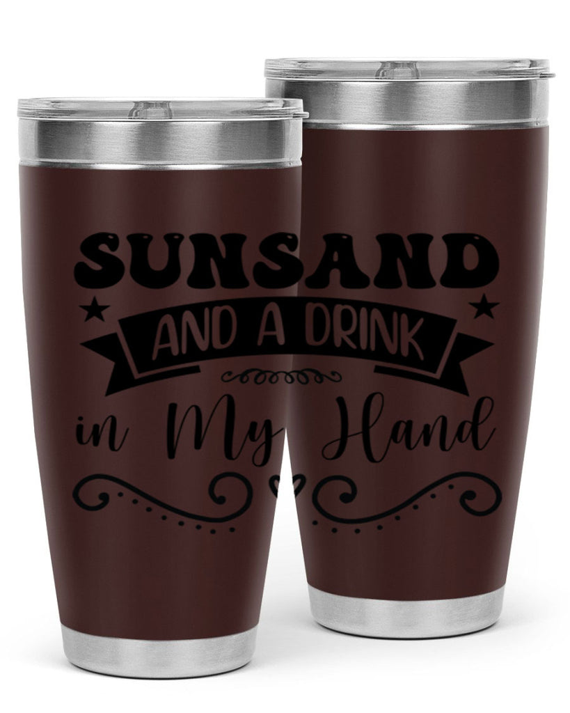 Sunsandandadrinkin 484#- zodiac- Tumbler