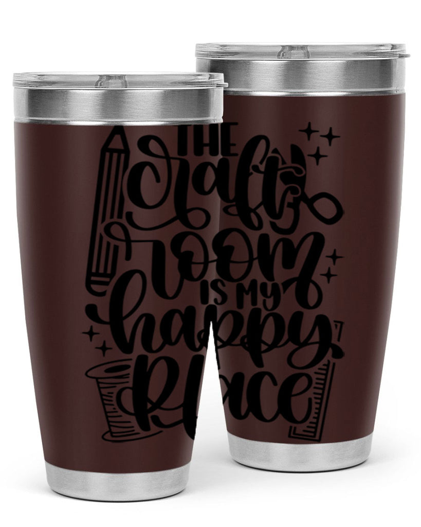 The Craft Room Is My Happy Place 4#- crafting- Tumbler