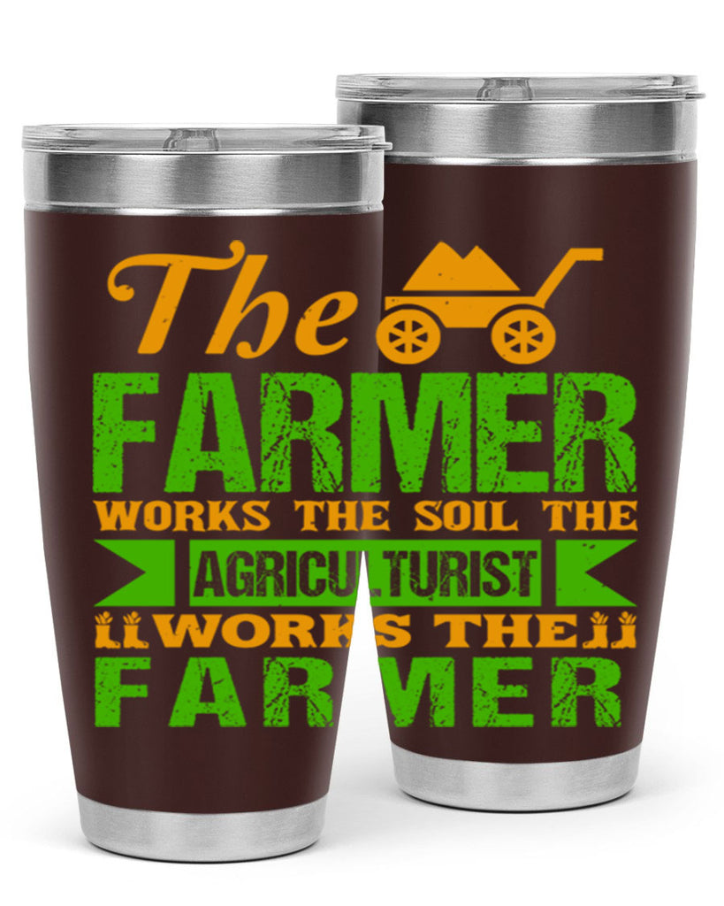 The farmers work the soil 33#- farming and gardening- Tumbler