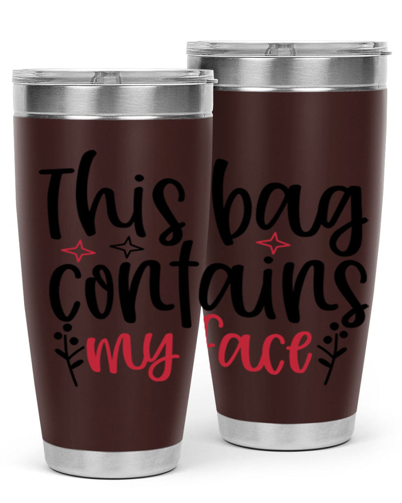This bag contains my face Design Style 216#- make up- Tumbler