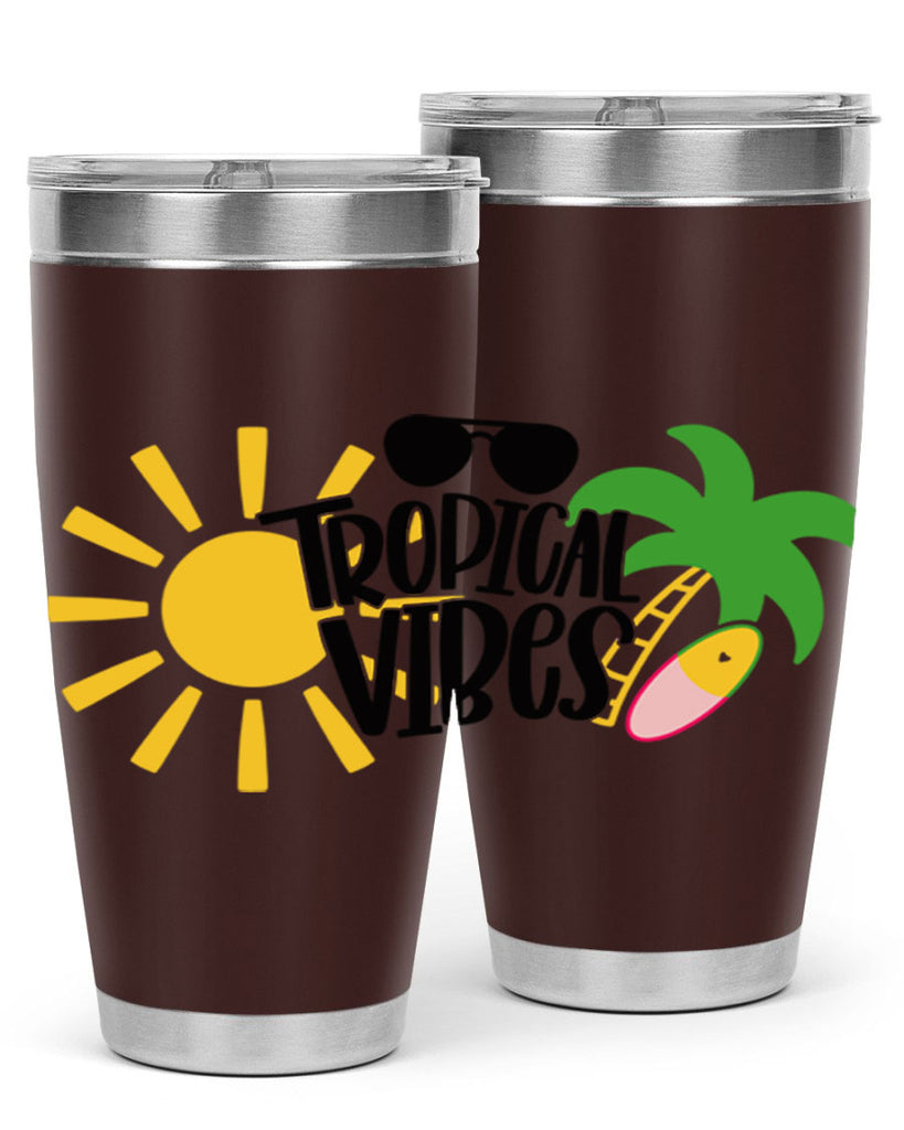 Tropical Vibes Style 9#- summer- Tumbler