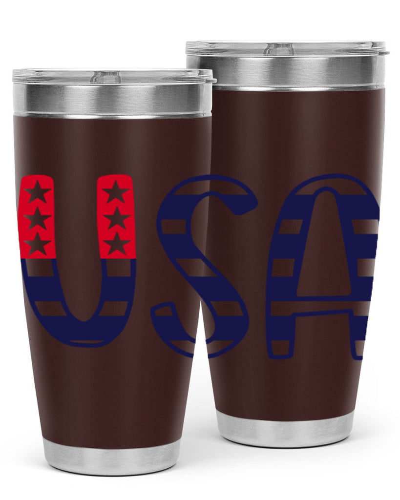 USA Style 184#- Fourt Of July- Tumbler
