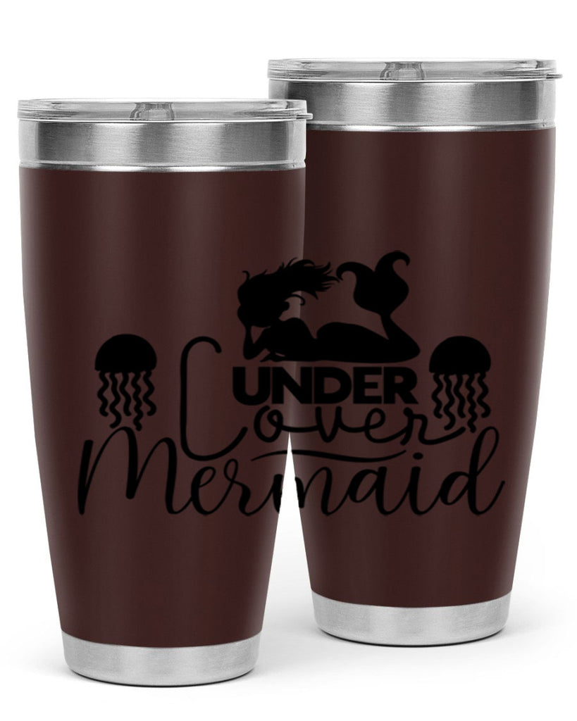 Under Cover Mermaid 642#- mermaid- Tumbler
