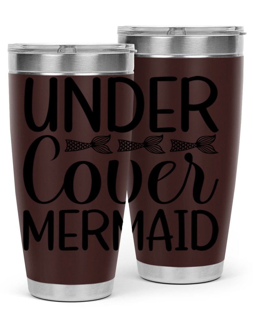 Under Cover Mermaid 647#- mermaid- Tumbler