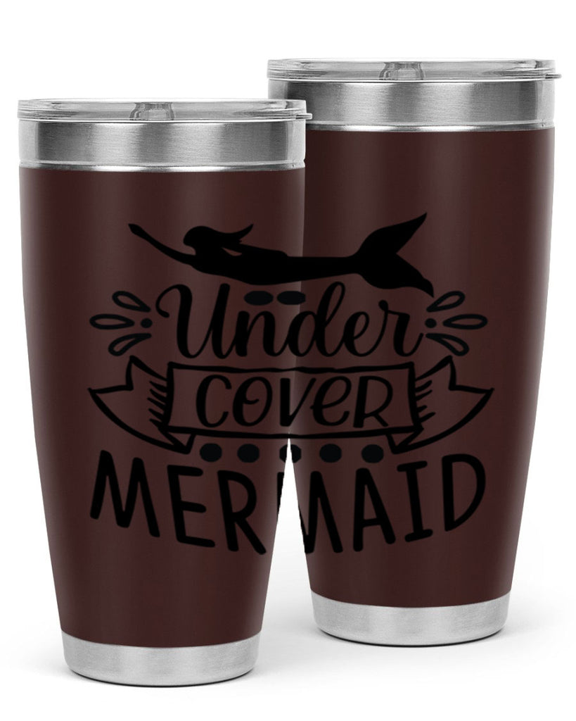 Under cover mermaid 645#- mermaid- Tumbler
