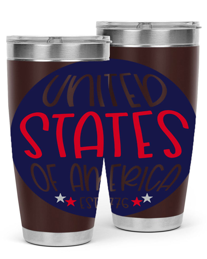 United States Of America Est Style 176#- Fourt Of July- Tumbler