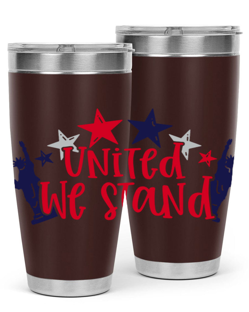 United We Stand Style 179#- Fourt Of July- Tumbler