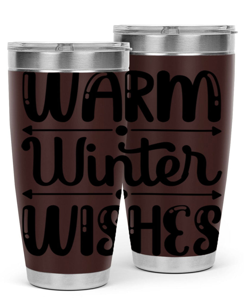 Warm Winter Wishes 463#- winter- Tumbler