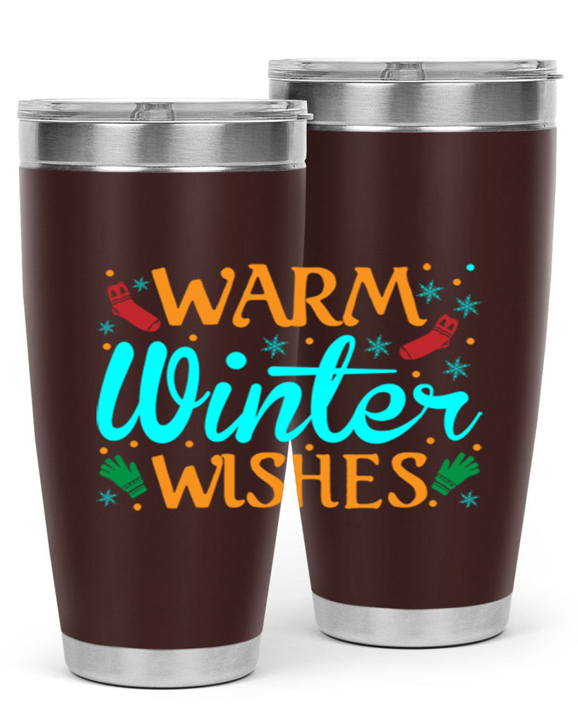 Warm Winter Wishes 465#- winter- Tumbler
