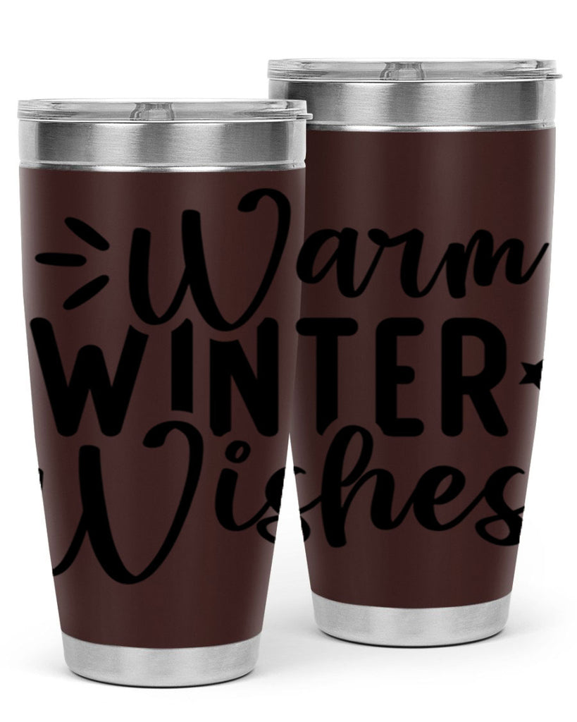 Warm Winter Wishes459#- winter- Tumbler