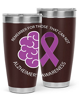 alzheimers awareness style 40#- alzheimers- Tumbler