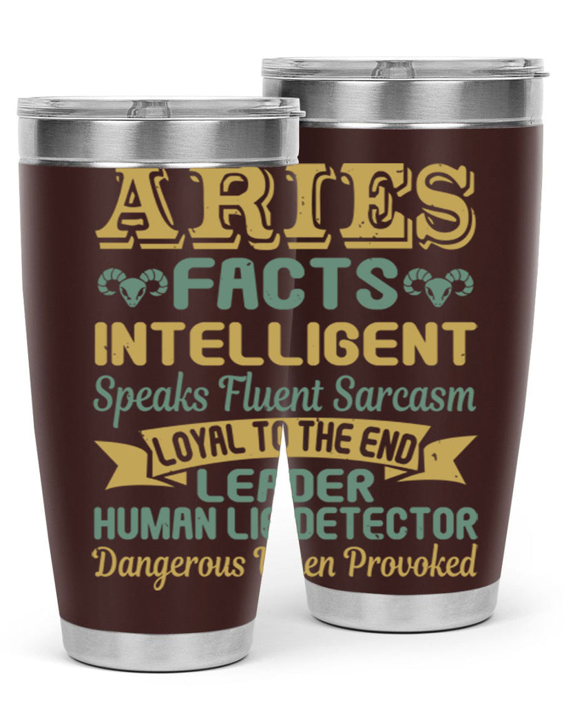 aries 123#- zodiac- Tumbler