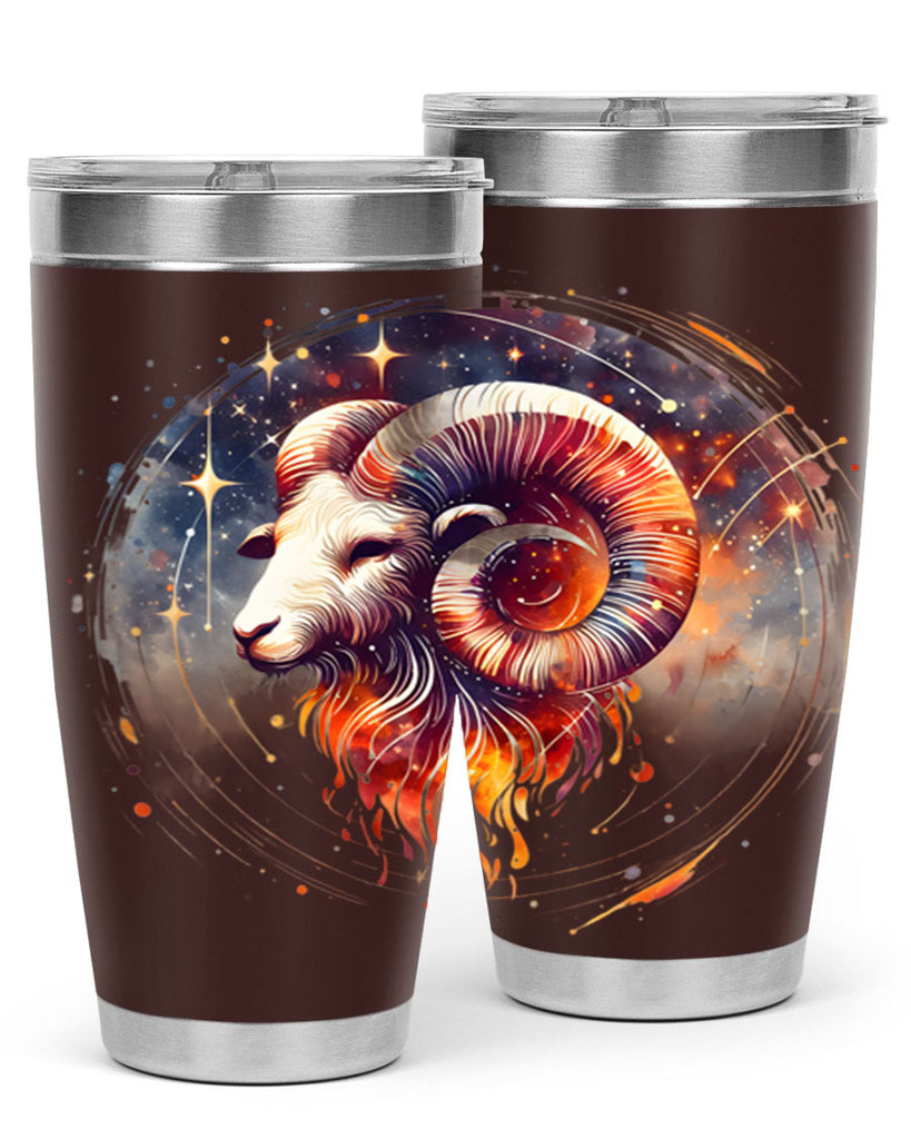 aries 125#- zodiac- Tumbler
