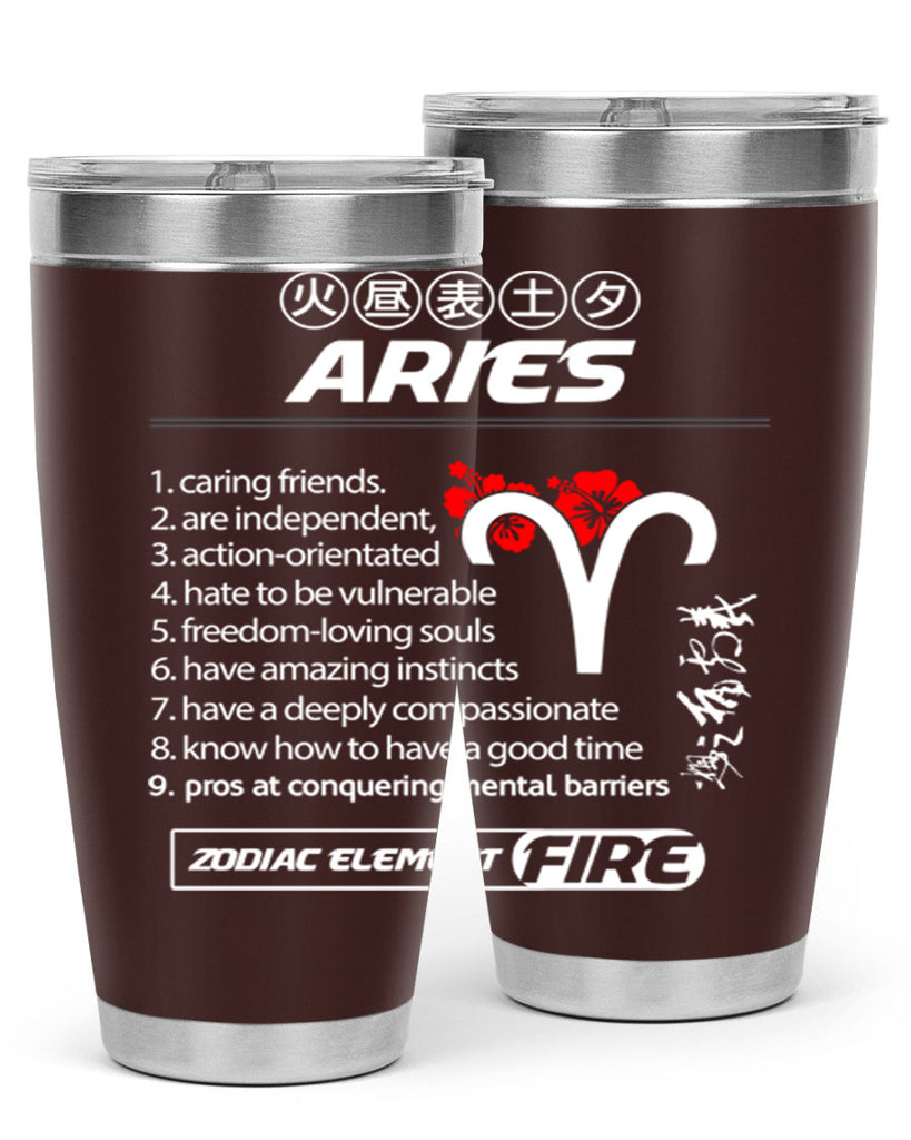 aries 137#- zodiac- Tumbler