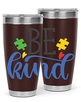 be kind Style 8#- autism- Tumbler