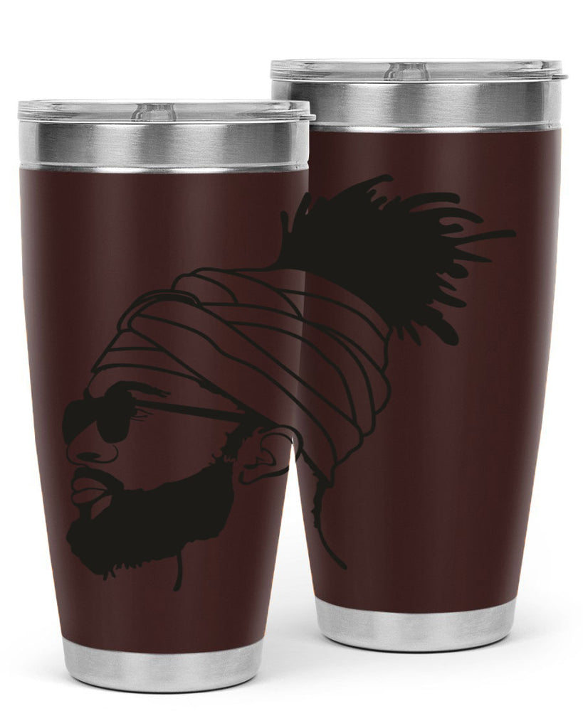 beardman 44#- black men - boys- tumbler
