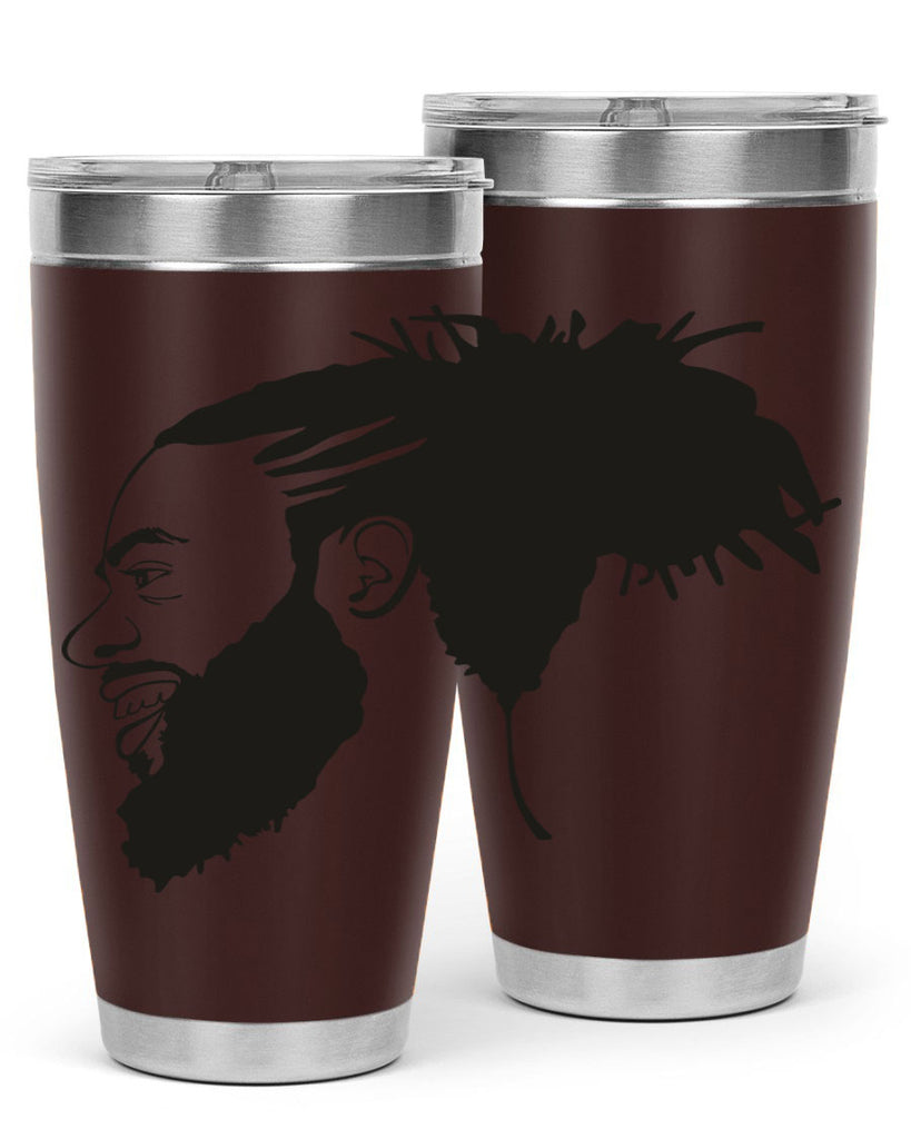 beardman 45#- black men - boys- tumbler